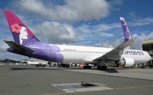A winglet fitted Hawaiian 767.