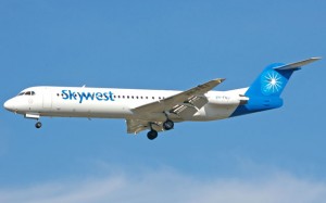 Skywest Fokker 100s will again be seen at Melbourne. (Les Bushell)
