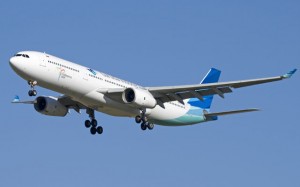 Garuda A330s are flying to Amsterdam. (Mehdi Nazarinia)