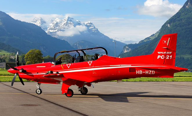 The Team 21 grouping of Lockheed Martin Australia, Pilatus and Hawker Pacific are offering the Pilatus PC-21 advanced trainer for AIR 5428. (Pilatus)