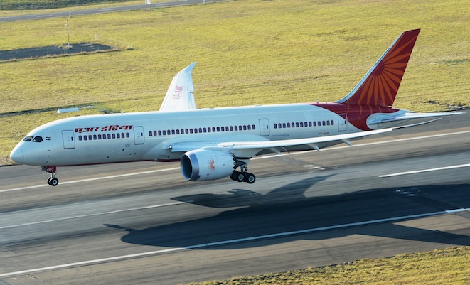 Air India about to touch down in Sydney. (SACL)