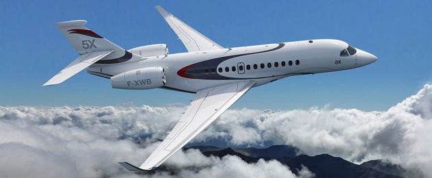 The Falcon 5X should fly in 2015.