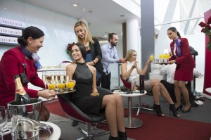 Virgin Australia topped the lounge launch gimmicks with pampering services at its new Sydney domestic lounge.
