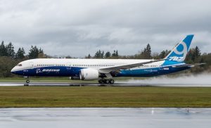 The second 787-9 takes off.