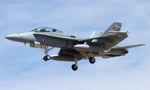 Port Stephens' pursuit of income will expose more people to F/A-18 noise. (Dave Parer)