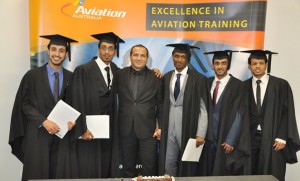Some of Aviation Australia's Saudi GSAC graduates. (Aviation Australia)