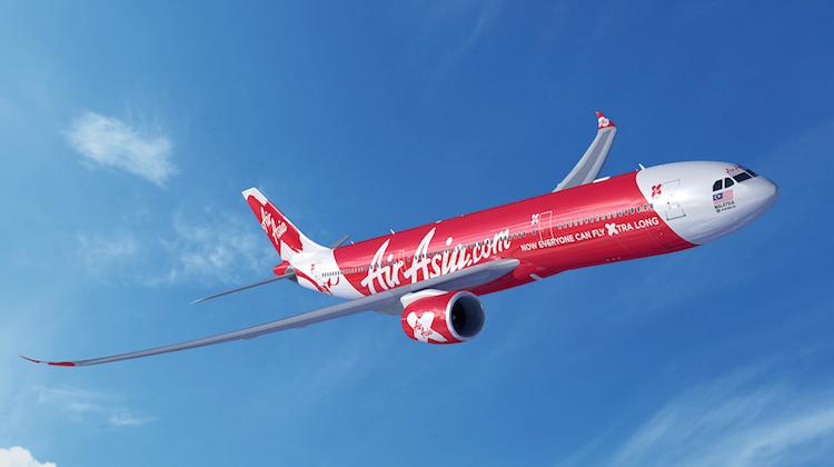 An artist's impression of an A330neo in AirAsia X colours. (Airbus)