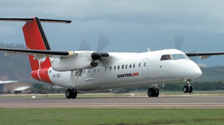 A QantasLink Q300.