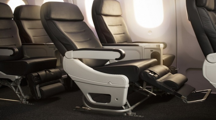 A file image of the Air NZ premium economy seat on board its Boeing 787-9. (Air NZ)