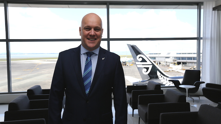 Air NZ chief executive Christopher Luxon. (Nicholas Young)