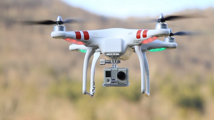 A file image of a DJI Phantom drone.