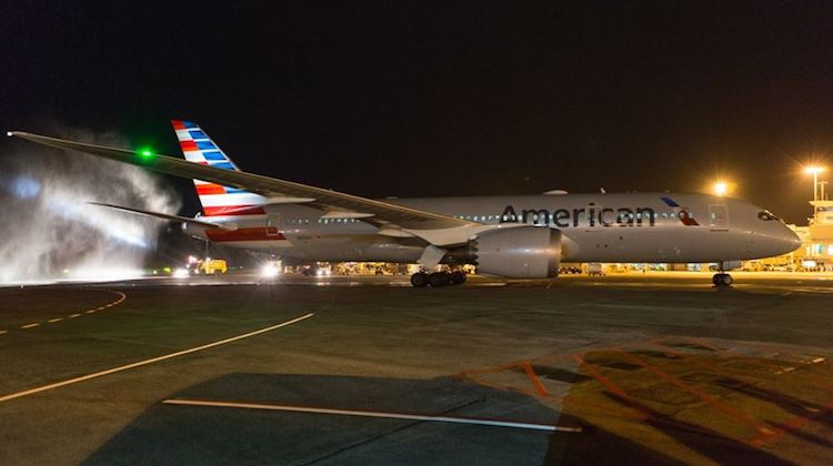 American started flights between Auckland and Los Angeles in 2016, first as a year-round then seasonal service. (Auckland Airport/Facebook)