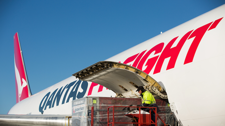 A supplied image of Qantas Freight Boeing 767-300F. (Qantas)