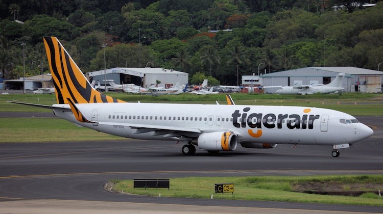 Tigerair Australia Boeing 737-800 VH-VUB at Cairns Airport. (Andrew Belczacki)