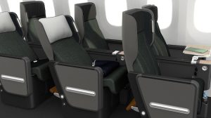 A supplied image of Qantas's 787-9 premium economy seat. (Qantas)