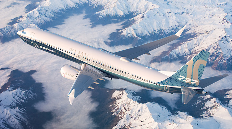 An artist's impression of the Boeing 737 MAX 10. (Boeing)