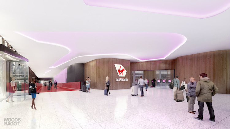 Virgin Australia's new Terminal 3 facilities at Melbourne Tullamarine will feature a premium entry for eligible frequent flyers. (Virgin Australia)