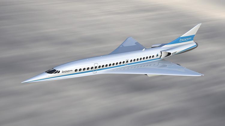An artist's impression of the Boom Supersonic aircraft. (Boom)
