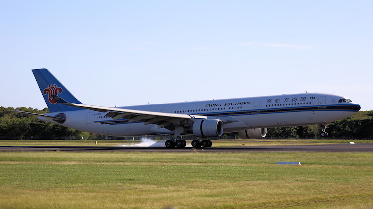 China Southern Airbus A330-300 B-8358 at Cairns Airport. (Andrew Belczacki)