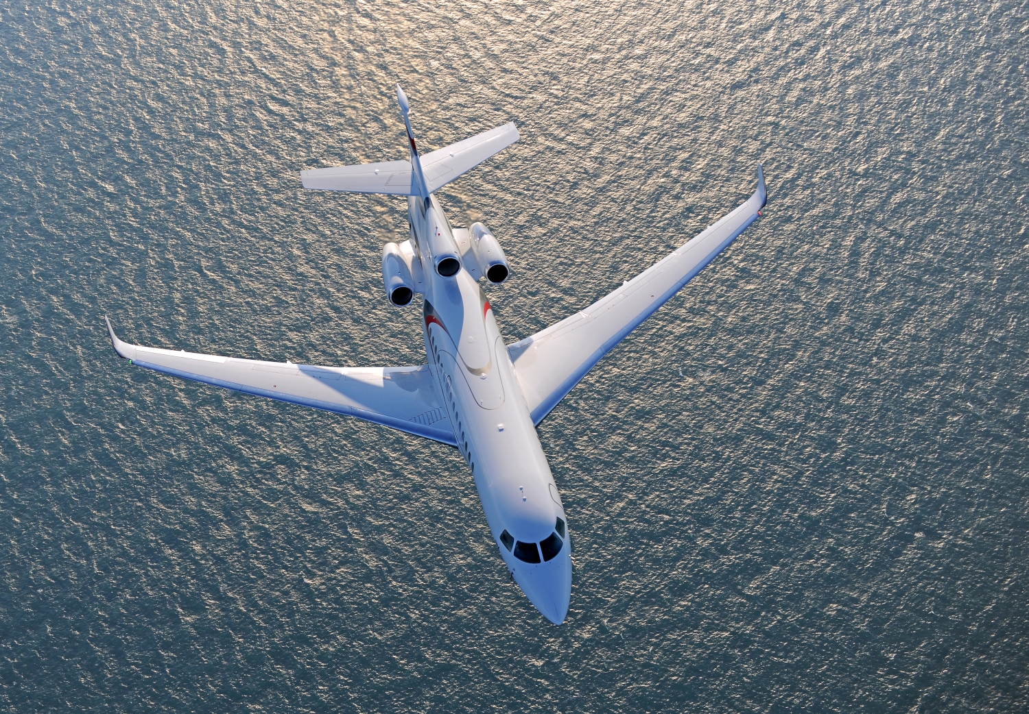 A supplied image of a Falcon 8X. (Dassault)