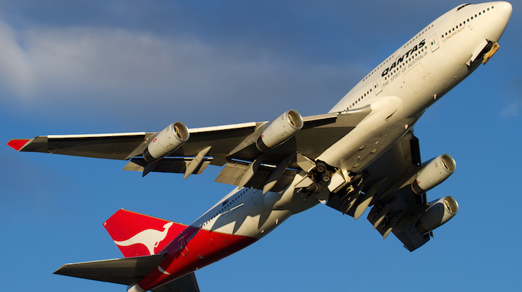 Qantas Boeing 747-400 VH-OJA. (Anthony Jackson)