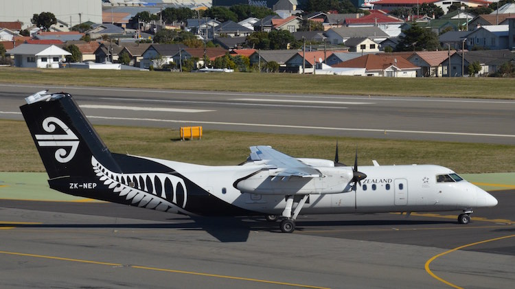 Air New Zealand Q300 ZK-NEP at Wellington. (Gary Hollier)