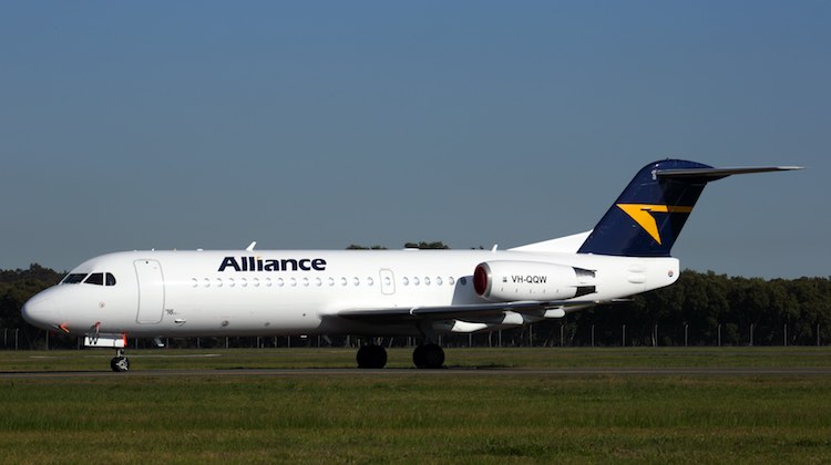 One of Alliance's Fokker 70s. (Rob Finlayson)