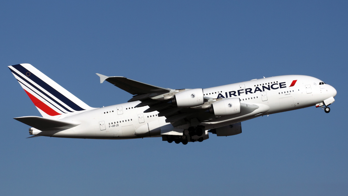 An Air France A380. (Rob Finlayson)