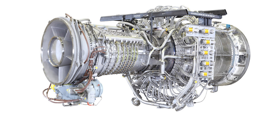An image of the GE LM2500 gas turbine. (GE website)