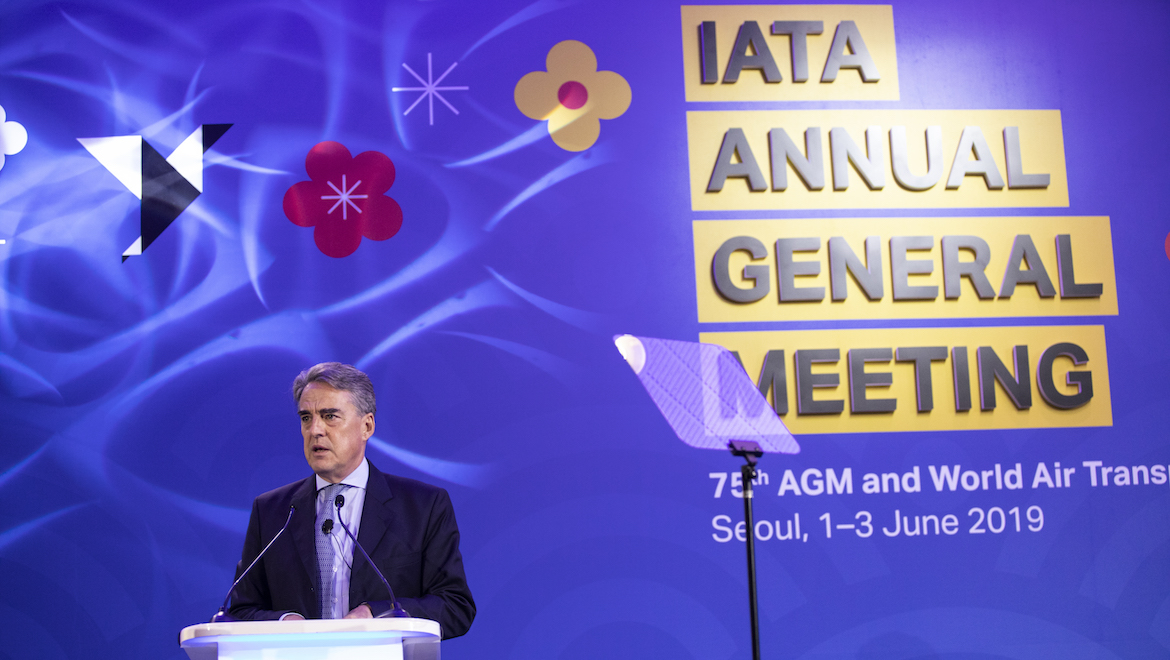 International Air Transport Association director general and chief executive Alexandre de Juniac. (IATA)