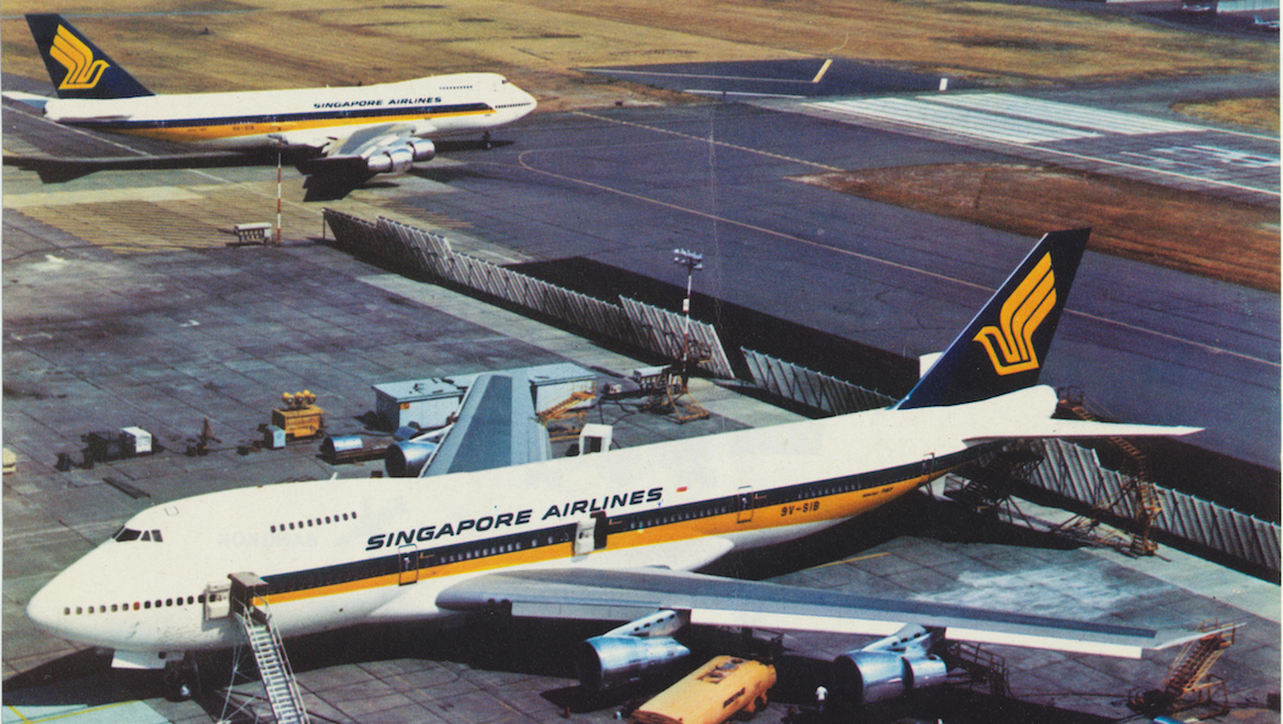 Singapore Airlines’ first 747s were delivered in July 1973. (SIA)