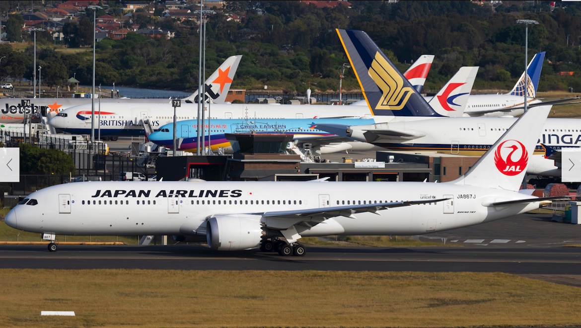A file image international carriers at Sydney Airport. (Seth Jaworski)