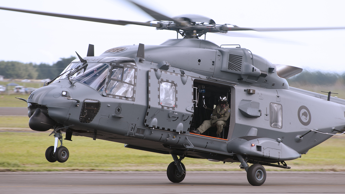 Two of an eventual eight NH90s have been delivered and are under test and evaluation. (Chris Gee)