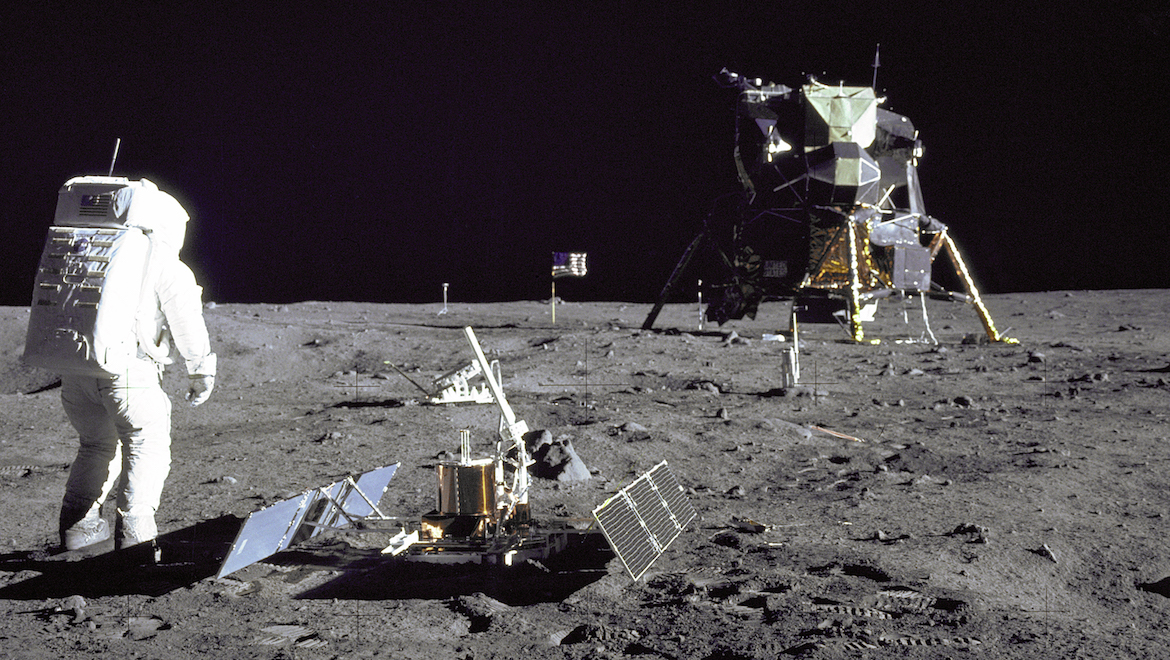Astronaut Buzz Aldrin Jr. on the moon. (NASA/Flickr)