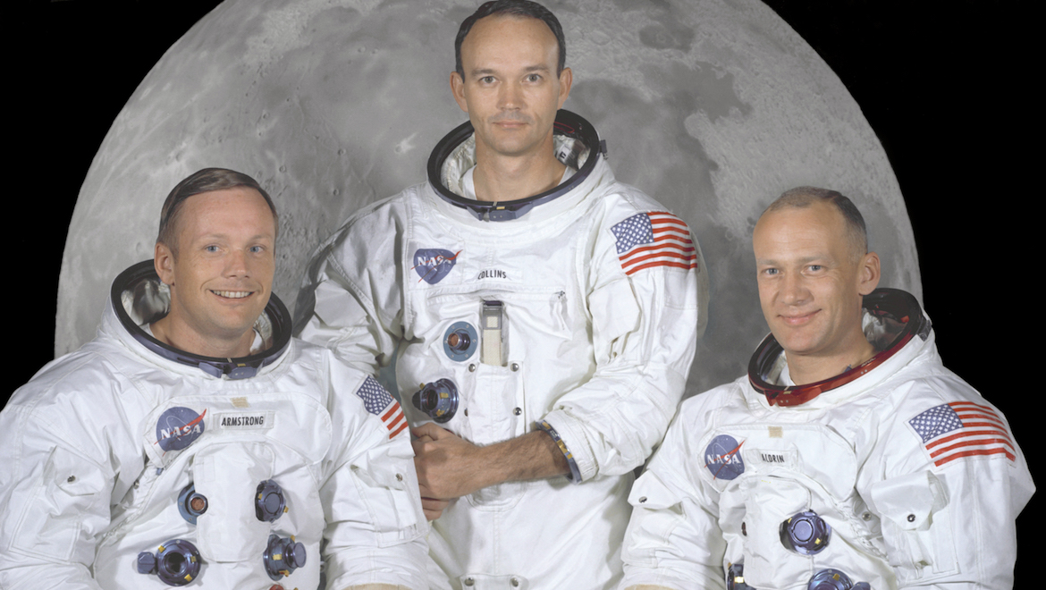 Commander Neil Armstrong, Command Module Pilot Michael Collins and Lunar Module Pilot Edwin "Buzz" Aldrin Jr. (NASA/Flickr)