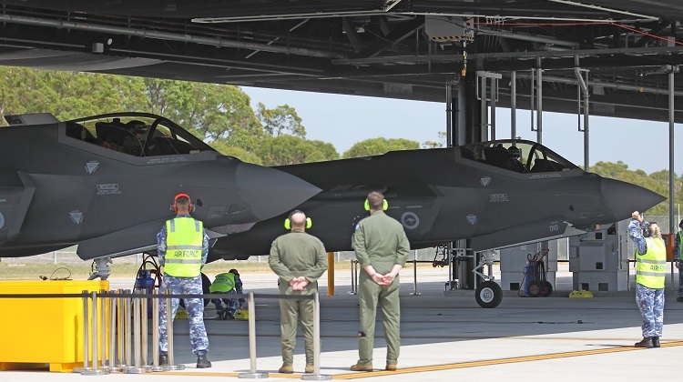 In her various roles, AVM Roberts has presided over elements of the RAAF F-35 program. (Andrew McLaughlin)