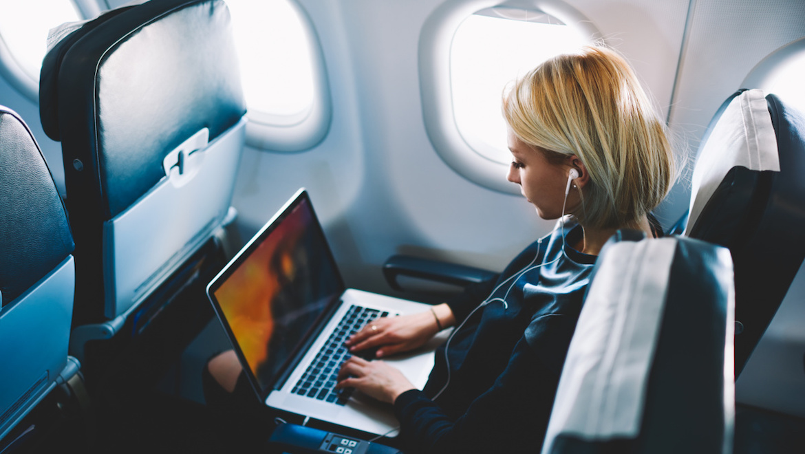 Some inflight internet Wi-Fi systems can exceed the internet speeds we enjoy at home. (Inmarsat)