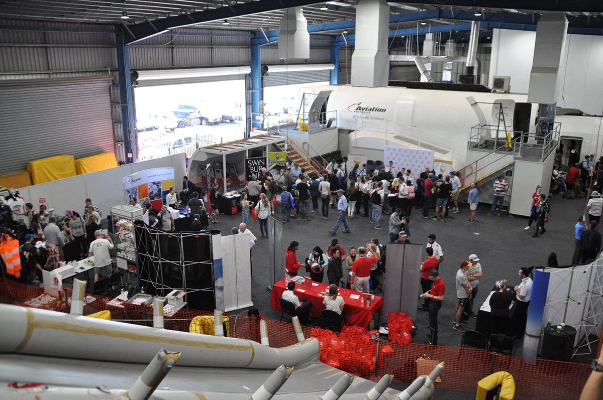 The Aviation Australia expo in Brisbane.