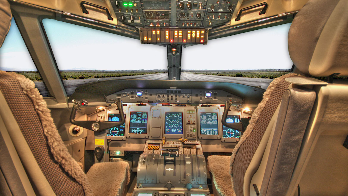 The Q400 introduced a Thales digital avionics suite. (Bombardier)