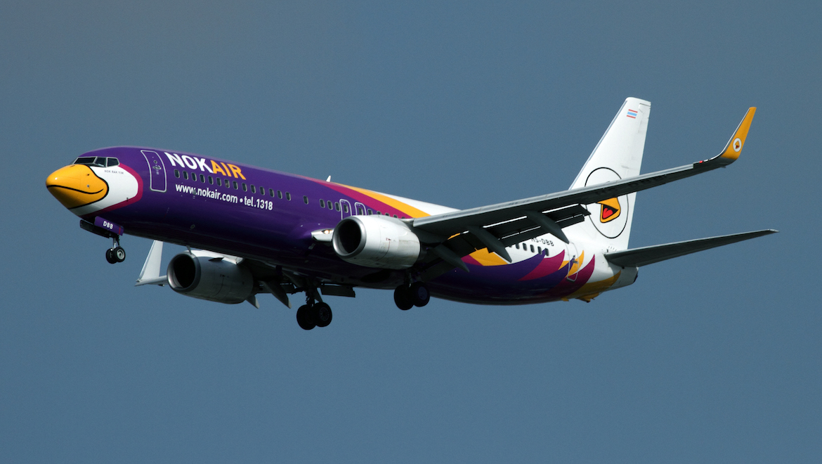 Thailand low-cost carrier NOK Air. (Rob Finlayson)